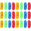 24Pcs Bicycle Spoke Reflectors Set for Mountain Bikes, Reflective Wheel Strips 1