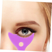 6 Silikon-Mascara-Schild-Applikator für Damen, geeignet zum Auftragen von Eyeliner und Wimperntusche beim Augen-Make-up