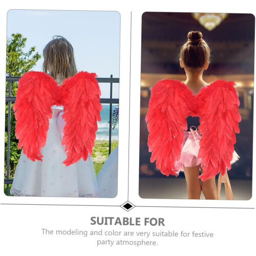 3 τεμάχια Angel Wing Prop Cosplay Party Prop για Σκηνική Παράσταση Ντύσιμο Αξεσουάρ 1