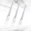 3pcs Crystal Handle Face Mask Brush Professional Makeup Applicator Brush for Face Mask Application 7