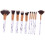 30pcs Professional Nylon Makeup Brush Set Marble Look Makeup Brush 7