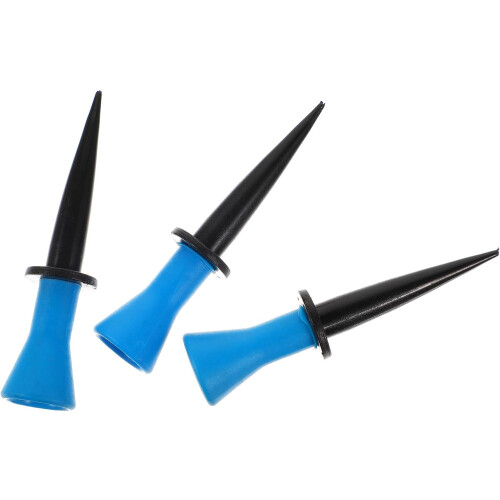 3Pcs 58Mm Blue Rubber Golf Tees Golf Ball Holder Training Tool for On-Course Accessories