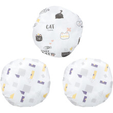 Lot de 3 housses de protection rondes pour ventilateurs sur pied, lavables en PEVA, anti-poussière et de sécurité.