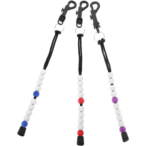 3pcs Golf Bead Score Counter Wristlet Golf Stroke Counter Beads Counting Tool