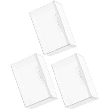 3 stuks transparante opbergdozen voor speelkaarten, doorzichtige organizer voor speelkaarten