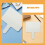 3pcs Dry Erase Answer Paddle Handheld Whiteboard Small Boards 8