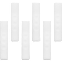 3 Pairs White Silicone Bike Brake Handle Sleeve Non-Slip Brake Lever Protective Covers