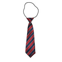 (A tie kid) Kid Striped Tie for School Graduation Boy Neckties Bow Tie for Kid Pre-tied Ties For Boy Pre-tied Neckties Uniform Tie
