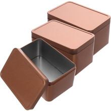 3 stuks ijzeren opbergdoosjes voor speelkaarten, kleine metalen doosjes van 4,72 x 3,14 x 2,55 inch, rechthoekig van vorm.