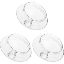 3 tapas coladoras para tetera, tapas coladoras para tetera de vidrio de 600 ml, diseño creativo y pequeño.
