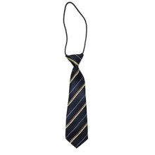 (Tibetan Yellow Strip) Kid Striped Tie for School Graduation Boy Neckties Bow Tie for Kid Pre-tied Ties For Boy Pre-tied Neckties Uniform Tie