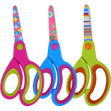 Set di 3 forbici di sicurezza per materiale scolastico, piccole forbici artigianali con motivo floreale