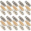 30Pcs Spring Cord Locks Double Holes Metal Buckles Adjustable Drawstring Locks 1