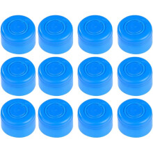 35 stuks lekvrije waterflesdoppen, blauw, plastic, lekvrij, verbeterd vervangingssysteem.