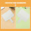Lot de 3 tableaux blancs effaçables à sec, petits tableaux portables 3