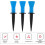 3Pcs 58Mm Blue Rubber Golf Tees Golf Ball Holder Training Tool for On-Course Accessories 4