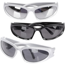 Gafas de sol de fiesta para mujer, 3 unidades, estilo ligero, versátiles, ideales para el verano.