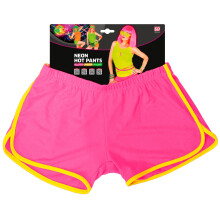Neon PINK Korte Shorts 80'er Disco