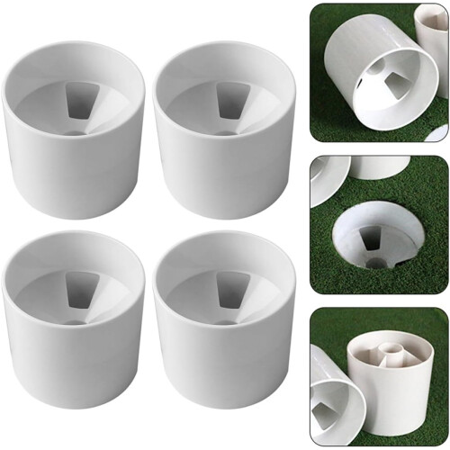 4 stuks plastic putting holes golfuitrusting 2