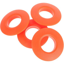 Lot de 4 anneaux anti-gouttes orange pour pagaie de kayak, accessoire de rechange pour manche de pagaie de canoë