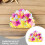 3 stk. blomsterdekk til dame – store badehetter i stoff 7