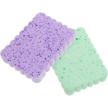 4pcs Portable Facial Sponges Made of Pva for Application and Makeup Removal