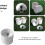 4 stuks plastic putting holes golfuitrusting 8