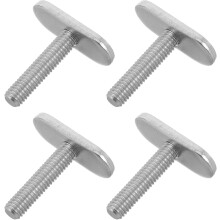 4-teiliges Set Kajak-Schienenschrauben und -bolzen aus Edelstahl, 6 x 30 mm, Montagezubehör für Kajak-Schienen