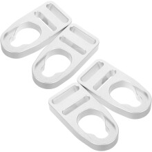 4 clips de boucle de sangle de siège de kayak en aluminium, fixations de rechange
