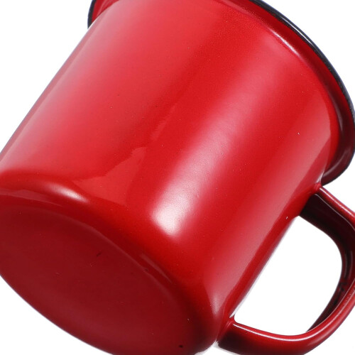 4pcs Enamel Mugs Water Cup Household Enamel Cup Simple Beautiful Design Sturdy Structure Practical Use 2