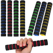 4 Pairs Anti-Slip Bike Handlebar Sponge Grips Covers 22Cm Long Soft Non-Slip Cycling Handles