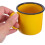 4pcs Enamel Mugs Water Cup Household Enamel Cup Simple Beautiful Design Sturdy Structure Practical Use 4