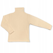 Børne HALV TURTLENECK 110 RIBBET BOMULD ELASTIK DARTOMIK ECRU