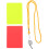4 Sets Soccer Referee Kit with Red and Yellow Cards and Training Whistle 1