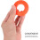 4pcs Kayak Paddle Drip Rings Orange Paddle Shaft Replacement Canoe Accessory 3