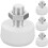 4pcs Rubber Roller Skate Toe Stoppers Adjustable Brake Pads 1