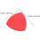 3pcs Leather Guitar Picks Ukulele Picks Shape Craftsmanship Comfortable Playing Paper Box 2