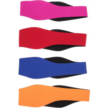4pcs Breathable Swim Headband Adjustable Ear Covers for Shower and Swimming
