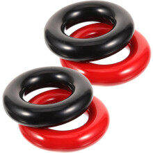 Set van 4 verzwaarde swingringen voor golf, trainingsringen voor het oefenen van de golfswing.