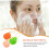Exfoliating Shower Sponges 3pcs Portable Face Scrubbers 5
