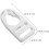4Pcs Aluminum Kayak Seat Strap Buckle Clips Replacement Latches Mounts 2