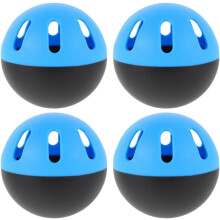 Lot de 4 balles de baseball d'entraînement souples et creuses en EVA de 74 mm pour l'entraînement en intérieur et en extérieur