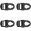 4Pcs Plastic Kayak Seat Clips Replacement Buckle Strap Repair Kit 1