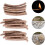 Portable Fire Starter Rope 30pcs with Beeswax Hemp String, Camping Fire Rope Set 8