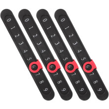 5er-Pack Mini-Tisch-Anzeigetafeln aus Kunststoff für Tischfußball, Billard und Tennis – Tragbare Spielstandanzeige
