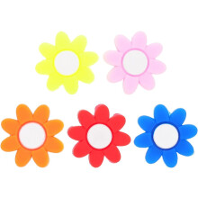 5pcs Silicone Tennis Racket Dampeners Flower Vibration Shock Absorbers Set