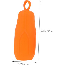 4 coperture in silicone elastiche per bottiglie da viaggio