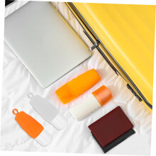 4 fundas de silicona elásticas protectoras para botellas de viaje