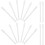 50pcs Candle Making Supplies Wick Centering Tools for DIY Candle Wick Placement Devices Fixing Tubes 1