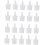 50pcs Lash Glue Sensitive Eyelash Extension Supplies Replacement Bottle Tip 1